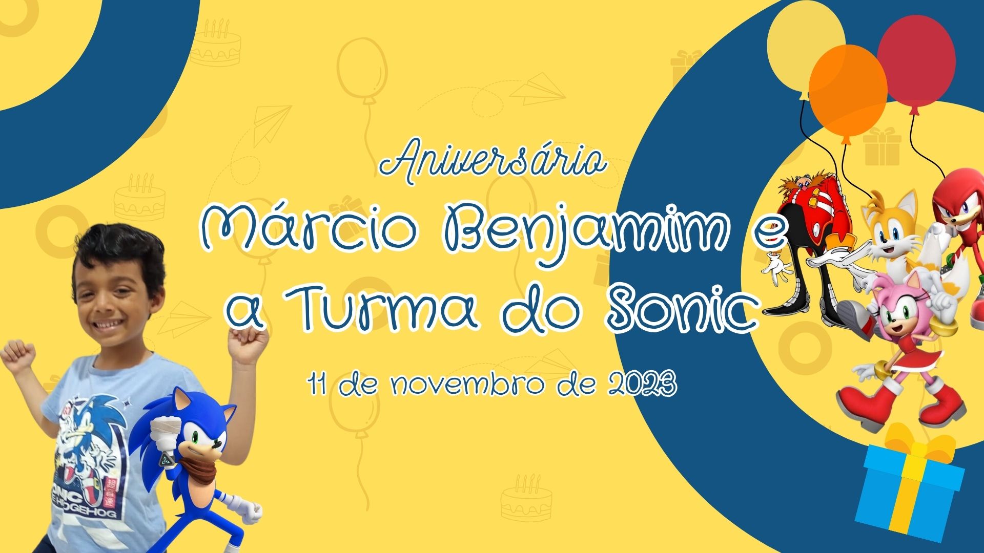 Banner - Aniversário Márcio Benjamim